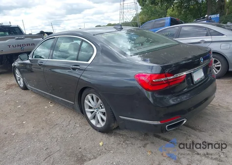 2016 BMW 740I из США, поврежденный, VIN WBA7E2C52GG547949